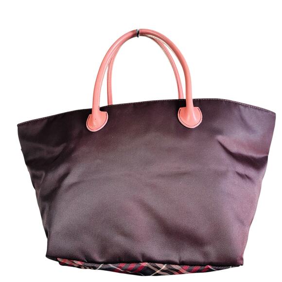 Burberry Blue Label Tote - Pre-Owned in Brown and Pink - Picture 1 of 10